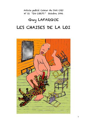 Les Chaises de La Loi