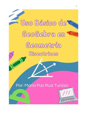 Taller #1 Uso Básico de GeoGebra en Geometría (Bisectriz).