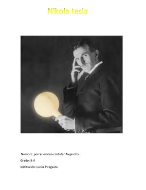 Porras Molina Cristofer Alejandro Nikolas Tesla