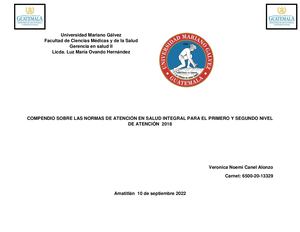 Compendio De Normas De Atencion Pdf