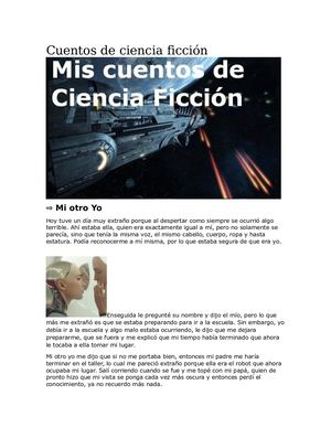 Cuentos De Ciencia Ficción