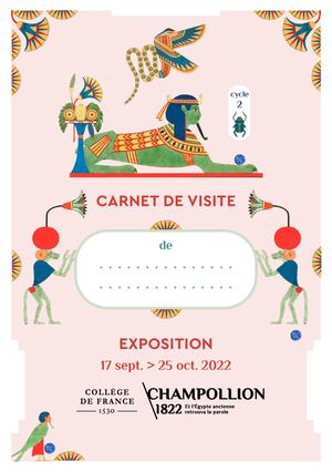 Exposition Champollion - Livret d'activités Cycle 2