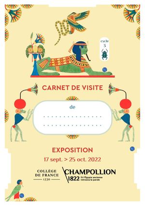 Exposition Champollion - Livret d'activités Cycle 3