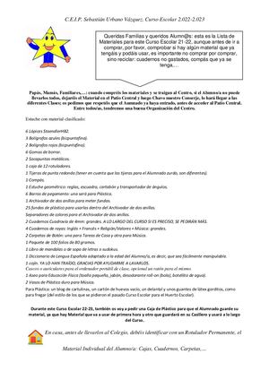 6º. CURSO ESCOLAR 21 22