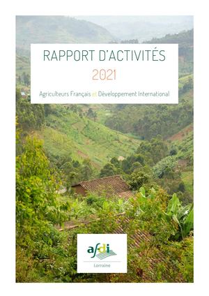 Rapport D'activités Afdi Lorraine 2021