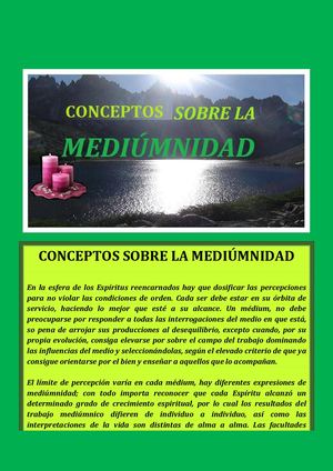 CONCEPTOS SOBRE LA MEDIÚMNIDAD