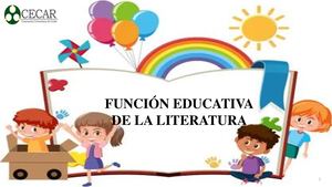 Función Educativa De La Literatura Unid 2