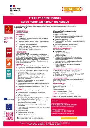 Tp Guide Accompagnateur Touristique Prf Sete
