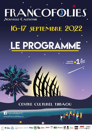 Les Francofolies de Nouvelle-Calédonie - Programme 2022