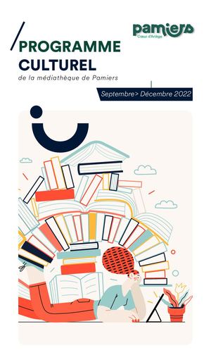 Programme Médiathèque de Pamiers sept/dèc 22
