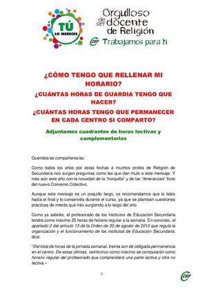 Cómo Tengo Que Rellenar Mi Horario 2022 2023