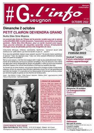 G L'info Octobre 2022