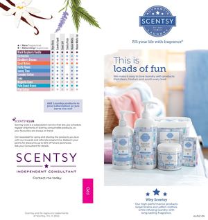 Scentsy Laundry Category Spring Summer 2022