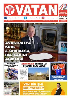 Yeni Vatan 15 Eylül 2022 Issue 1915