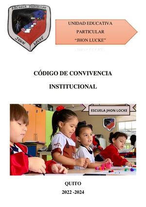 Código De Convivencia