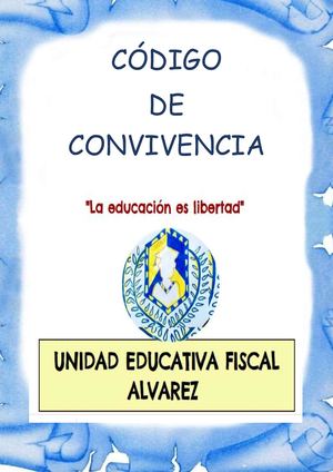 CÓDIGO DE CONVIVENCIA