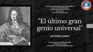 Presentación Gottfried Leibniz