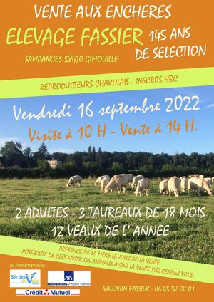 Vente Repro Fassier 2022