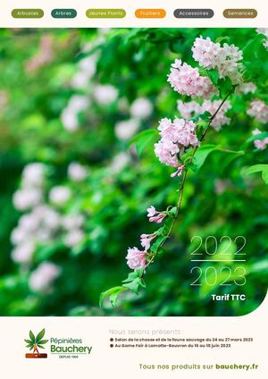 Catalogue pépinières Bauchery 22/23 - Particuliers