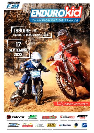 Programme Enduro Kid ISSOIRE / SAINT-BABEL / YRONDE ET BURON2022