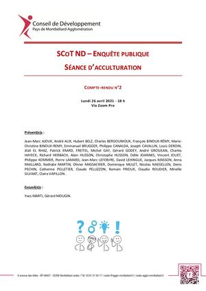 Codev 20210426 CR Réunion Scot Séance Acculturation