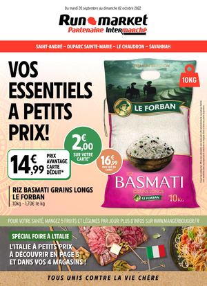 LES ESSENTIELS À PETITS PRIX - RUN MARKET
