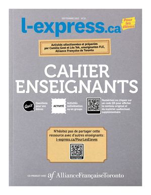 Pour les élèves septembre 2022 Cahier Enseignants