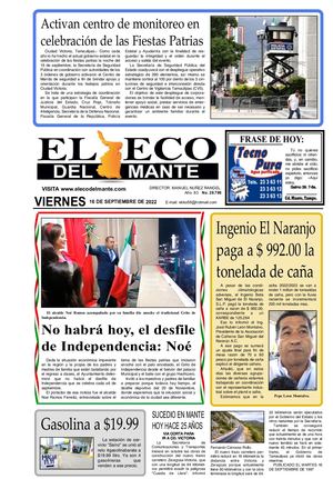 Viernes 16 De Septiembre De 2022