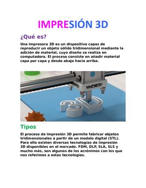 Impresión 3d