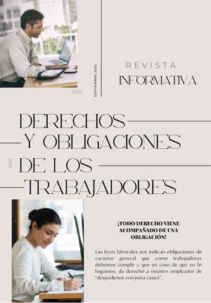Derechos Y Obligaciones De Los Trabajadores