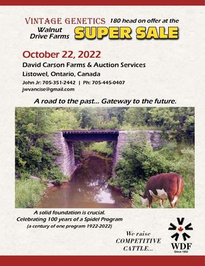 Vancise Genetics Walnut Drive Farms Super Sale