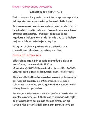 La Historia Del Futbol Sala