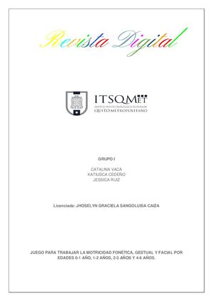 Juego Para Trabajar La Motricidad Fonética, Gestual Y Facial