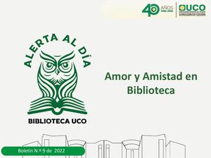 Boletín 9 Amor Y Amistad Con La Biblioteca 16 09 2022