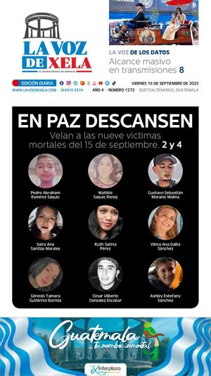 EDICIÓN DIGITAL #1272 del diario LA VOZ DE XELA