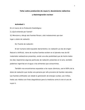 Taller Radioproteccion