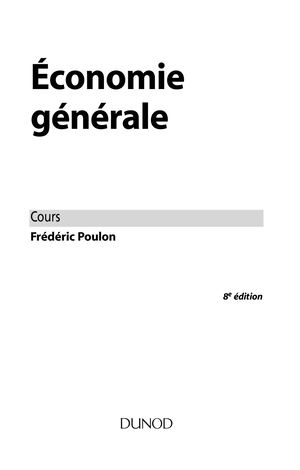 Economie Generale