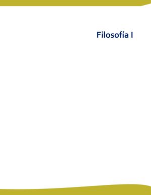 Filosofía I Todo