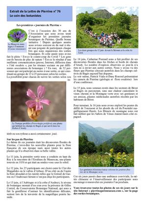 Les journées de Pierrine / 11 au 16 Juin 2022