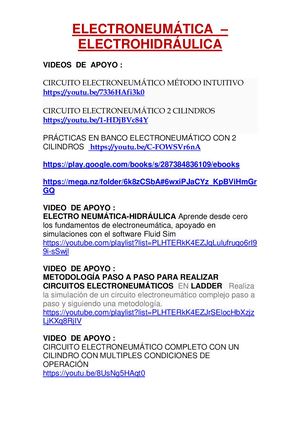 Circuito Electroneumático 2 Cilindros 19 Casos