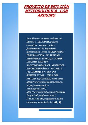 Proyecto Arduino Estación Meteorológica
