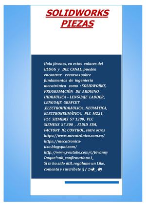 Solidworks Piezas