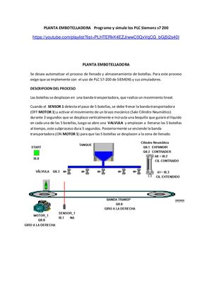 Planta Embotelladora Programe Y Simule Los Plc Siemens S7 200