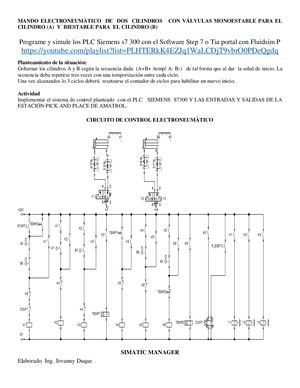 Programe Y Simule Los Plc Siemens S7 300 Con Tia Portal Con Fluidsim P