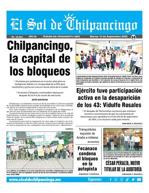 El Sol De Chilpancingo 13 Septiembre 2022
