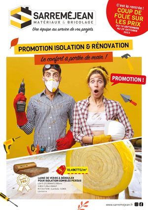PROMO SARREMEJEAN - Rénovation & Isolation