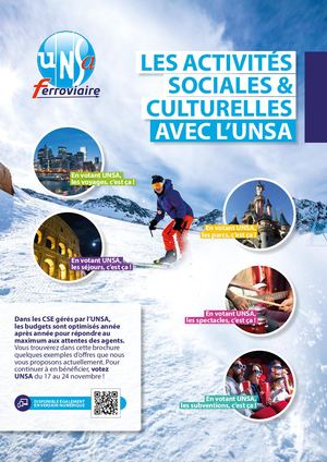 Catalogue Activités Sociales UNSA 2022