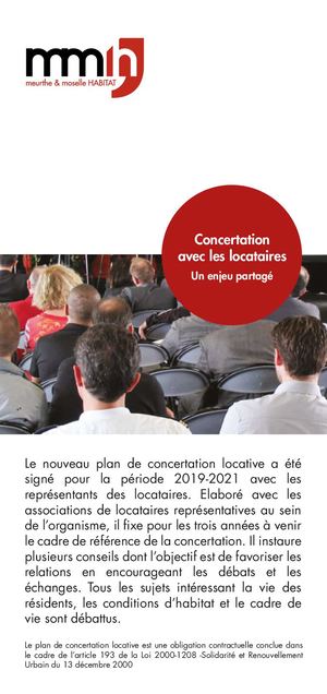 MMH : plan de concertation locative