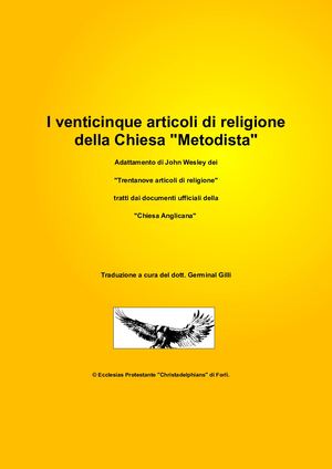 25 Articoli Metodisti