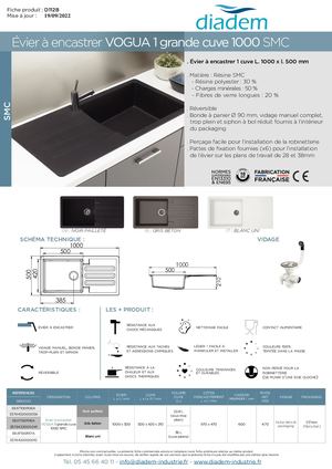 VOGUA 1 GRANDE CUVE 1000 SMC